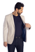 Blazer Linho com Modal Slim Bege na internet