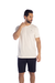 Camiseta Cru Mescla de Linho com Algodão - Garbo - Loja Online de Moda Masculina