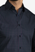 Camisa xadrez slim fit marinho / verde manga longa na internet