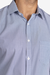 Camisa azul confort listrada na internet