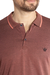 POLO MAQUINETADA VISCOSE TELHA - comprar online
