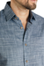 Camisa Casual texturada em algodão azul escuro na internet