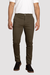 Calça sarja verde musgo com elastano - comprar online