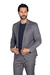 TERNO CINZA CLARO RAJADO SLIM FIT - comprar online