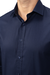 Camisa Marinho Slim Fit em Algodão na internet