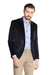BLAZER EM VELUDO COTELÊ SLIM FIT MARINHO