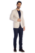 Blazer Linho com Modal Slim Bege - comprar online