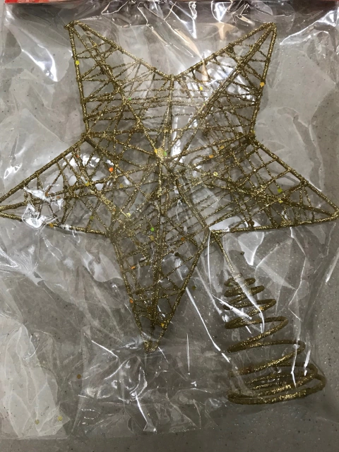 PONTEIRA NATAL ESTRELA 20cm