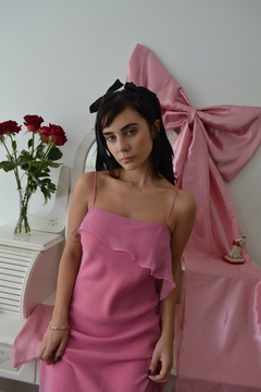 vestido pink largo - comprar online