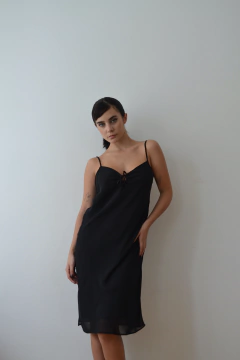Slip dress negro en internet