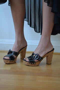 Prada sandalias cork