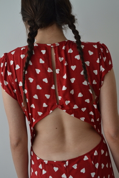 vestido red hearts - trop