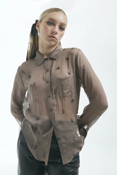 Maria Vazquez camisa dijes - comprar online