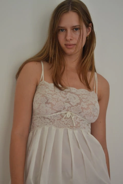 vestido white lace