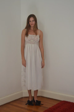vestido white lace - comprar online