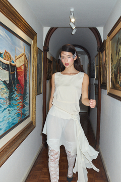 Falda flor upcycled by trop