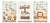 Kit 3 quadros Menino 20x30 - La belle personalize 