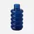 Vaso de vidro soprado ondas azul - comprar online