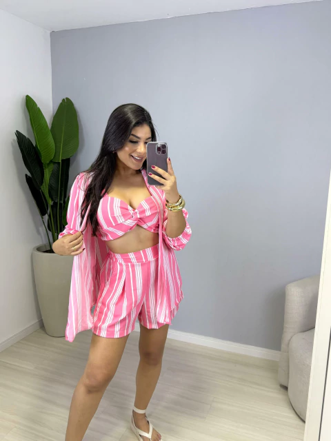 Conjunto Mariah Rosa - comprar online