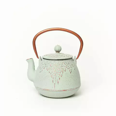 Tetera de Hierro Verde Agua