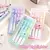 Resaltadores x 4 con glitter - shiny pen -
