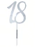 Topper Numeros Pegados con palito - 10-15-18-20-25-30-40-50-55-60-70-80-90 - Art. 226/229 - Acrílico - Láser - - tienda online