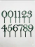 Imagen de Número simple - Art. 1/4 - Acrílico - Láser -