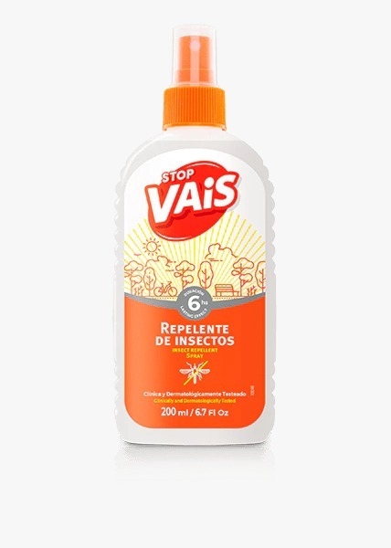 Repelente Spray Duracion 6 hs x 200 ml - Vais -