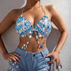 Cropped Chain Pedraria cód 6446 - comprar online