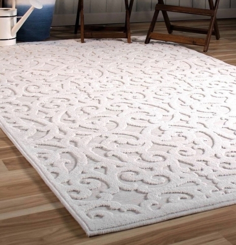 ALFOMBRA XXL MISSOURI WHITE 275X390