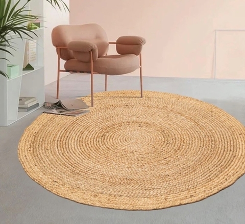 ALFOMBRA REDONDA DE YUTE INDI 210