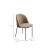 Conjunto com 2 Cadeiras Margaret Bege e Café na internet