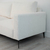 Imagem do Sofá Unne 2 Lugares com Molas Ensacadas Bouclé Off White 170 cm