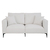 Imagem do Sofá Unne 2 Lugares com Molas Ensacadas Bouclé Off White 170 cm