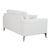 Sofá Unne 2 Lugares com Molas Ensacadas Bouclé Off White 170 cm - comprar online