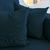Sofá Unne 2 Lugares com Molas Ensacadas Linho Azul Marinho 170 cm - Keva | Conheça os Móveis Que Vão Descomplicar Sua Decoração.