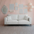 Sofá Unne 3 Lugares com Molas Ensacadas Bouclé Off White 200 cm - comprar online