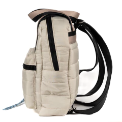 MOCHILA EN PUFFER C/CORREA DE MANO EN CINTA (M2639) - tienda online