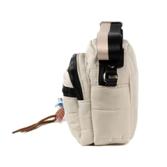 BANDOLERA CON CIERRES PUFFER (M2650) - comprar online