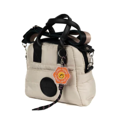 CARTERITA EN PUFFER C/CORREA EN CINTA (M2641)