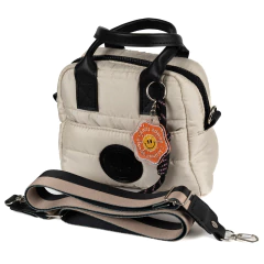 CARTERITA EN PUFFER C/CORREA EN CINTA (M2641) - tienda online