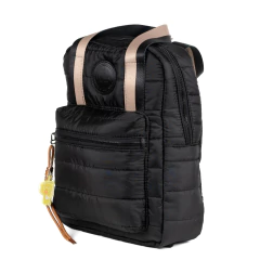 MOCHILA EN PUFFER C/CORREA DE MANO EN CINTA (M2639) - comprar online