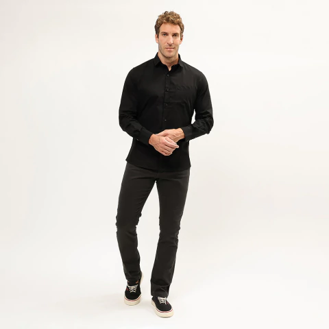 CAMISA TRICOLINE REG M/L C/B PREMIUM 2/5 - USTM770 - comprar online