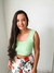 CROPPED CANELADO PRI VERDE - comprar online
