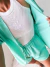 CONJUNTO KIMONO E SHORT RAIANE VERDE MENTA - comprar online