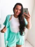 CONJUNTO KIMONO E SHORT RAIANE VERDE MENTA