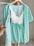 CONJUNTO KIMONO E SHORT RAIANE FLORAL CAMPONESA VERDE MENTA - comprar online