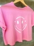 CROPPED T-SHIRT ROSA FRASE