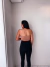 Calça Básica Peluciada Preta - comprar online