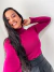 Imagem do Blusa Cacharrel feminina Gola alta fúcsia